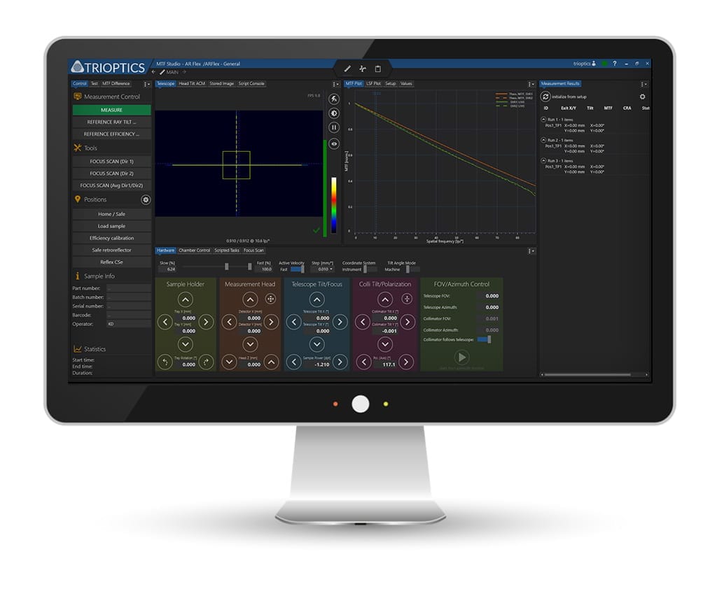 Animation Mtf Lab ImageMaster VR/AR® - Image quality MTF testing from TRIOPTICS | TRIOPTICS