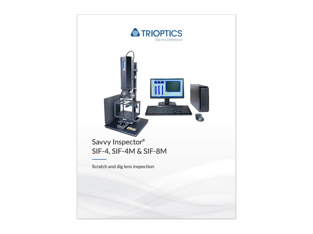 Savvy Inspector® SIF-4, Savvy Inspector® SIF-4M & Savvy Inspector® SIF-8 Brochure